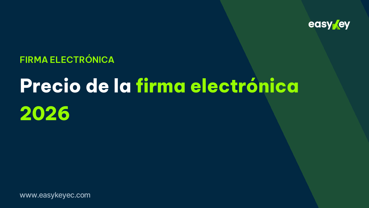 precio de la firma electrónica 2026