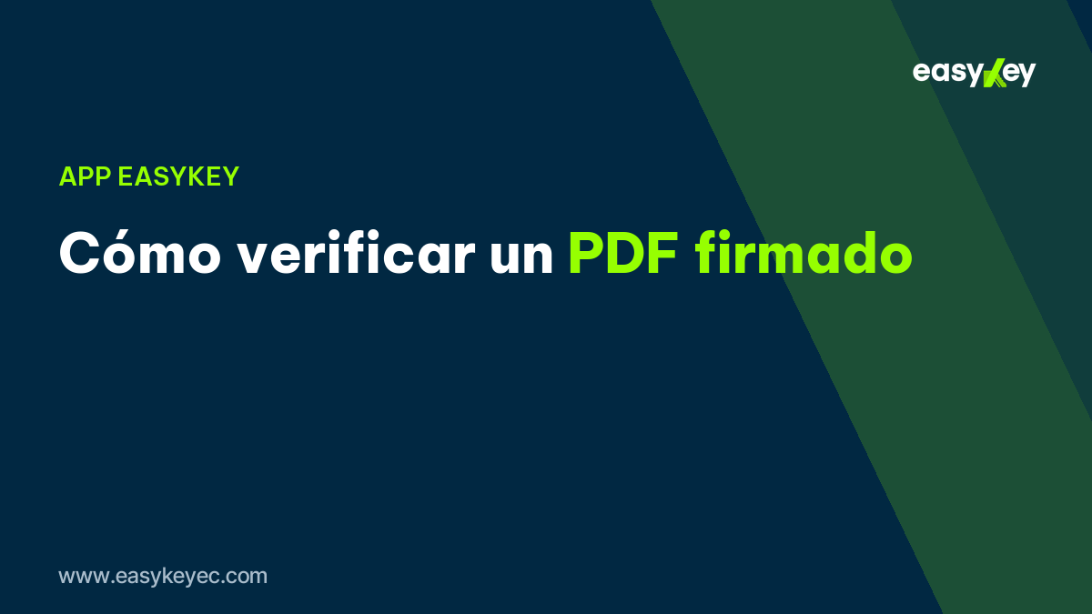 cómo verificar un PDF firmado