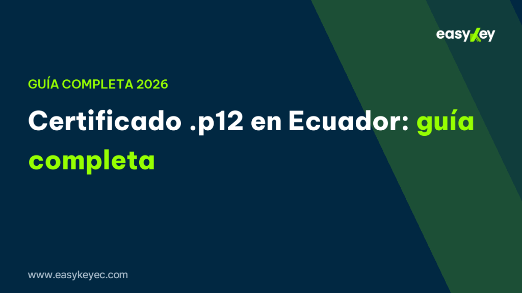 certificado .p12 – EasyKey